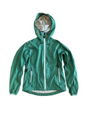 Kjus Systems Green Rain Wind Ski Full Zip Jacket Nylon Women's Size Small 36